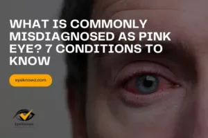 What is Commonly Misdiagnosed as Pink eye: Fully Explained