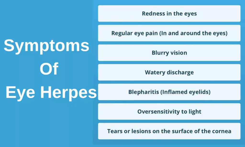 Symptoms Of Eye Herpes